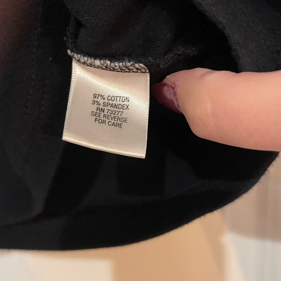 ⭐️Croft & Barrow Black Sleeveless Tank Top - Picture 3 of 4